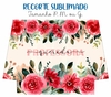 Recorte Sublimado P, M ou G - Professora Floral 05