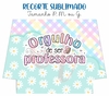 Recorte Sublimado P, M ou G - Professora Candy Color 07