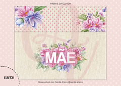 Recorte Clutch - Arranjo Rosa