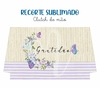 Recorte Sublimado Clutch de Mão - Gratidão 03