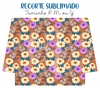 Recorte Sublimado P, M ou G - Floral 100