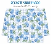 Recorte Sublimado P, M ou G - Floral 107