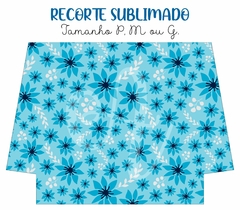 Recorte Sublimado P, M ou G - Floral 114