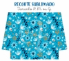 Recorte Sublimado P, M ou G - Floral 116