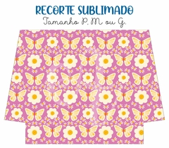 Recorte Sublimado P, M ou G - Floral 119