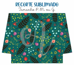 Recorte Sublimado P, M ou G - Floral 133