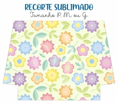 Recorte Sublimado P, M ou G - Floral 136