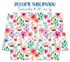 Recorte Sublimado P, M ou G - Floral 138