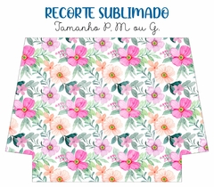 Recorte Sublimado P, M ou G - Floral 139