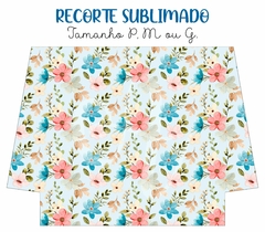 Recorte Sublimado P, M ou G - Floral 141