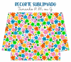 Recorte Sublimado P, M ou G - Floral 151