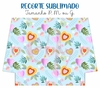 Recorte Sublimado P, M ou G - Floral 34