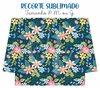 Recorte Sublimado P, M ou G - Floral 38