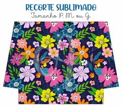 Recorte Sublimado P, M ou G - Floral 42