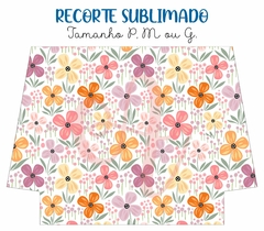 Recorte Sublimado P, M ou G - Floral 67