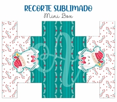 Recorte Sublimado Mini Box - Natal Infantil 02