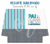 Recorte Sublimado P, M ou G - Pais 14