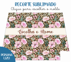 Recorte Sublimado - Oncinha Floral 20