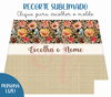 Recorte Sublimado - Oncinha Floral 23