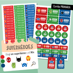 COMBO PRIMARIA - Superhéroes