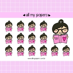 Adesivo Isabela Livro - All my Papers