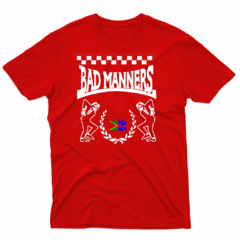 Remera Unisex Manga Corta BAD MANNERS 01 - comprar online