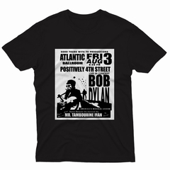 Remera Unisex Manga Corta BOB DYLAN 03