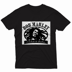 Remera Unisex Manga Corta BOB MARLEY 05