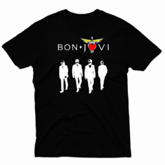 Remera Unisex Manga Corta BON JOVI 02 en internet