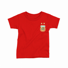 Remera Infantil Manga Corta AFA Estrellas - Wildshirts