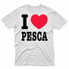 Remera Unisex Manga Corta I LOVE PESCA 01