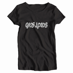 Remera Mujer Manga Corta OJOS LOCOS 01