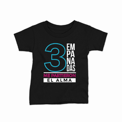 Remera Infantil Manga Corta 3 Empanadas