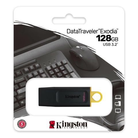 PENDRIVE DATATRAVEL EXODIA 128GB USB 3.2 KINGSTON