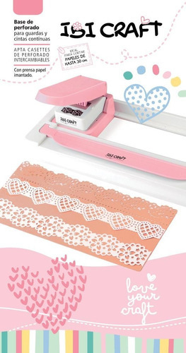 Base de perforado cassettes para guardas y cintas continuas, Ibi Craft