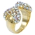 Anel Lacinho Strass Dourado AN2819 - comprar online