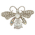 Broche Strass Vespa BRG0043 - Lieka Bijoux