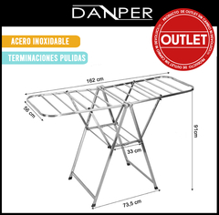 TENDER ACERO INOXIDABLE OUTLET en internet