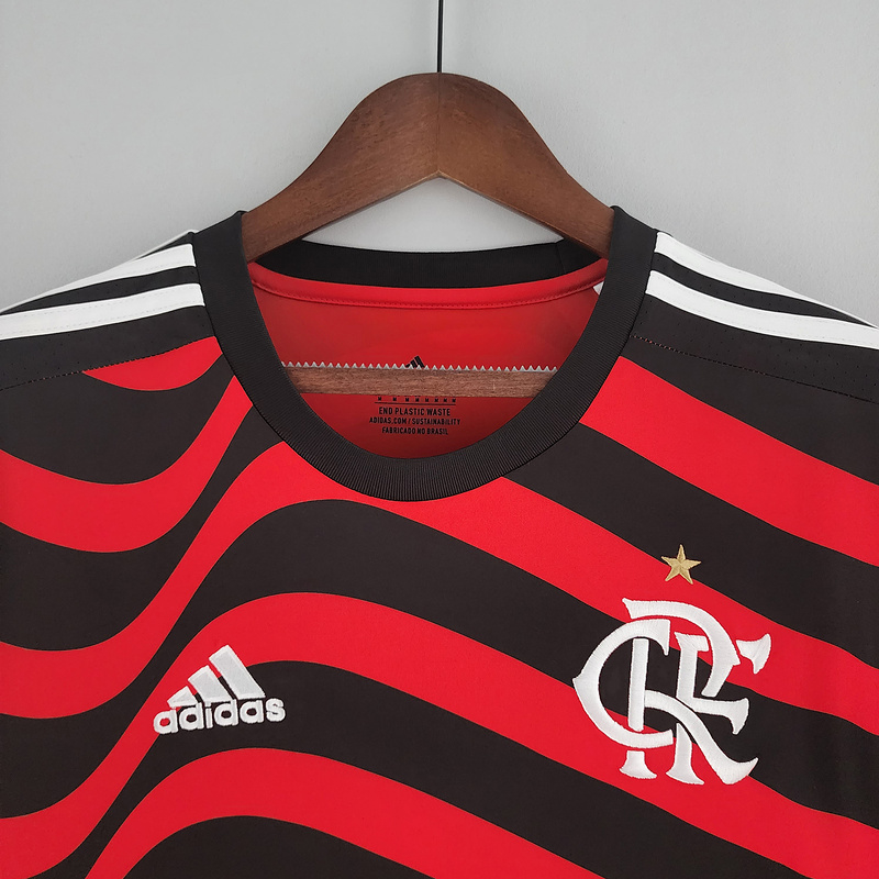 Camisa Flamengo Rubro-Negro Masculino Torcedor Gola Careca