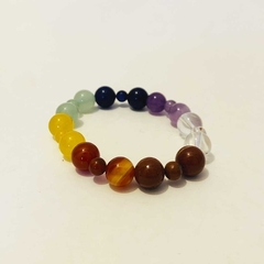 Pulseira com Pedras dos 7 Chakras