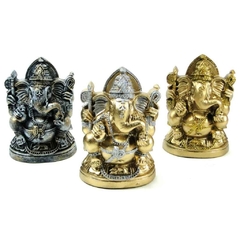 Estatueta - Ganesha no Trono