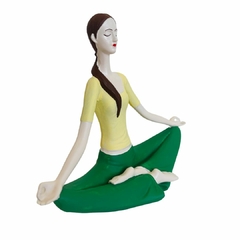 Estatueta Yoga Meditando na internet