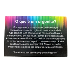 Pirâmide de Orgonite Turmalina Negra - Proteção Profissional - loja online