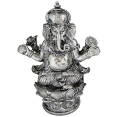 Ganesha espelhado em resina