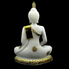Buda em resina com pó mármore - loja online