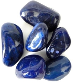 Pedra rolada ágata azul - Loja Online Varejo de Produtos Esotéricos - Mandala Esotérica