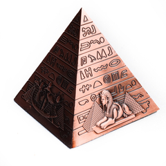 Pirâmide Metálica Bronze