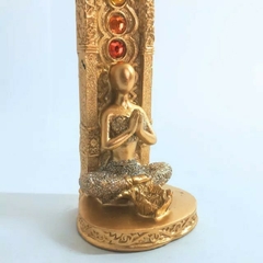 Incensário Torre 7 Chakras Yoga - Loja Online Varejo de Produtos Esotéricos - Mandala Esotérica