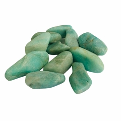 Pedra Amazonita Rolada Pacote com 200g extra - comprar online