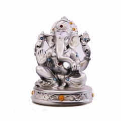 Ganesha prata com strass